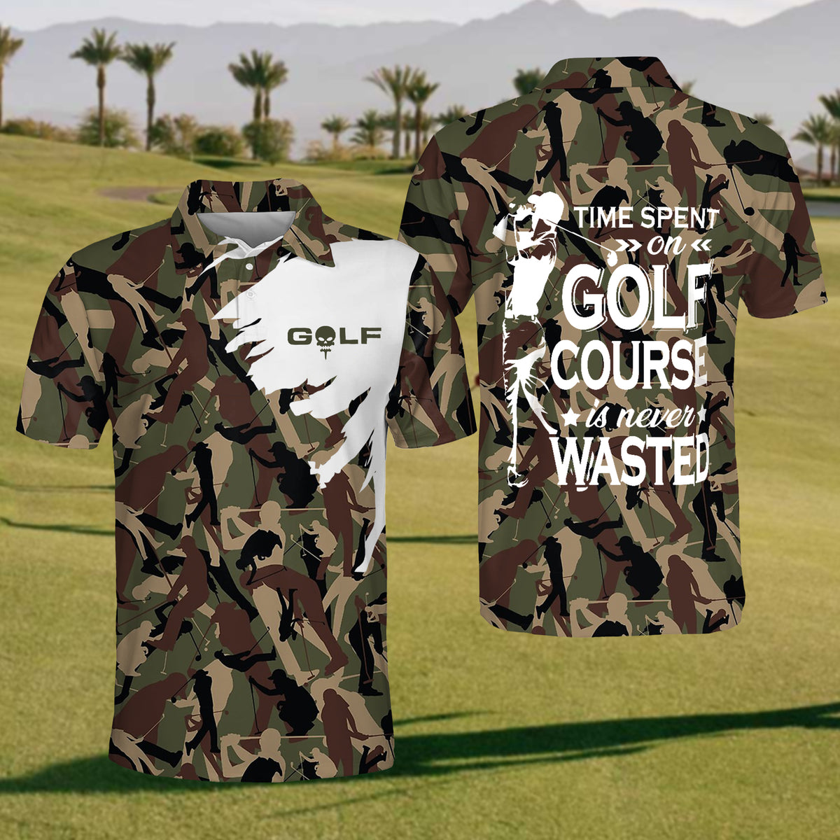 Time Spent On Golf Course Best Golf Shirt For Men cozypantsus