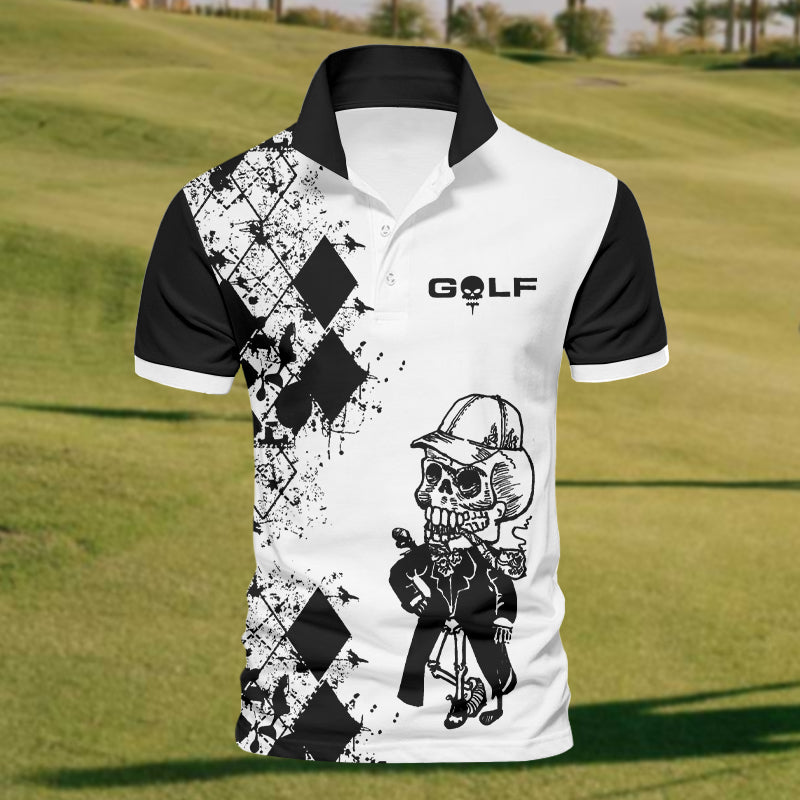 【Pre Sale】Golf Swing Swear Looking For Ball Repeat Polo Shirt For Men ...