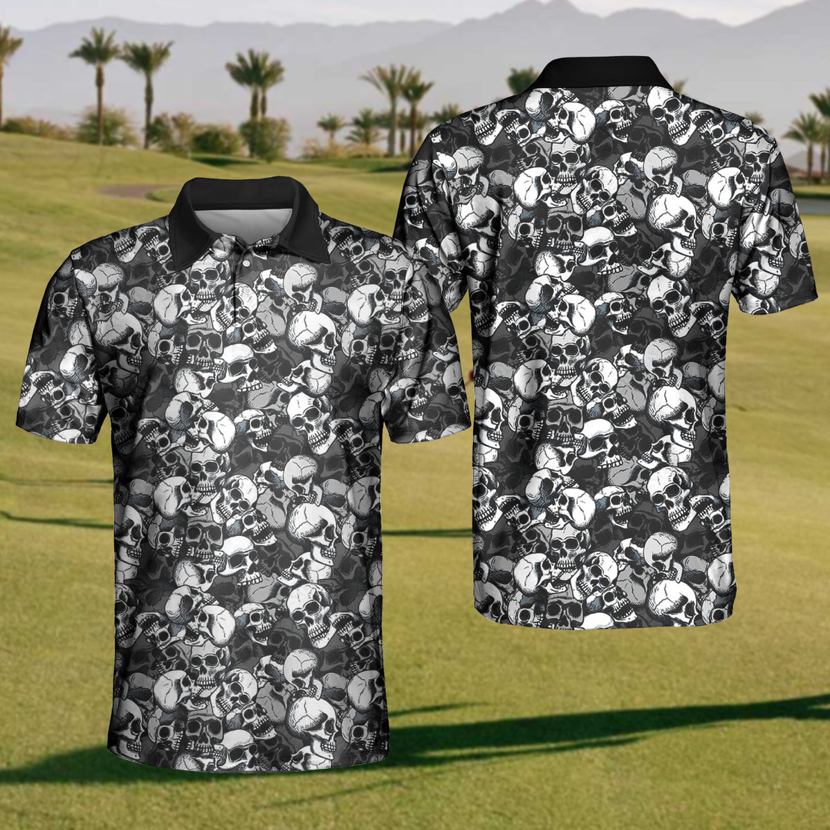 Hot Sale 2022 Men's Skull Polo Shirt – cozypantsus